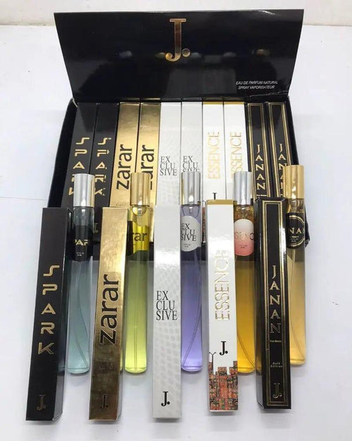 J. Pack of 5 Perfumes 35ML (Long Lasting Promise)