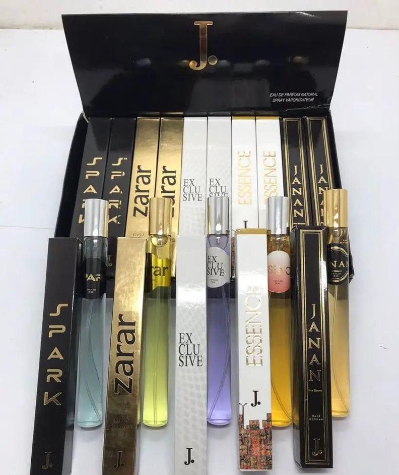 J. Pack of 5 Perfumes 35ML (Long Lasting Promise)
